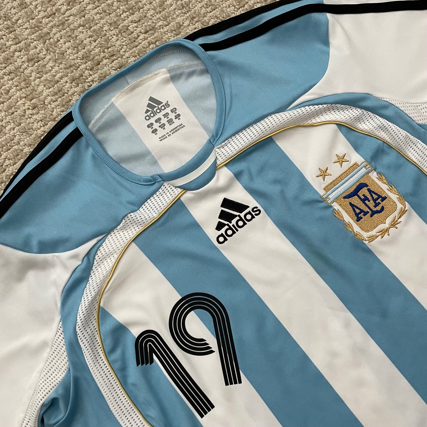 Argentina 2006 World Cup home x Messi #10 (M)