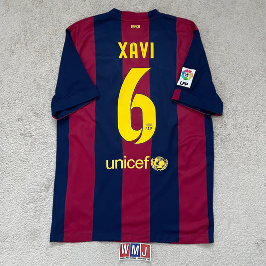 Barcelona 2014/15 home x Xavi FAREWELL EDITION #6 (M)
