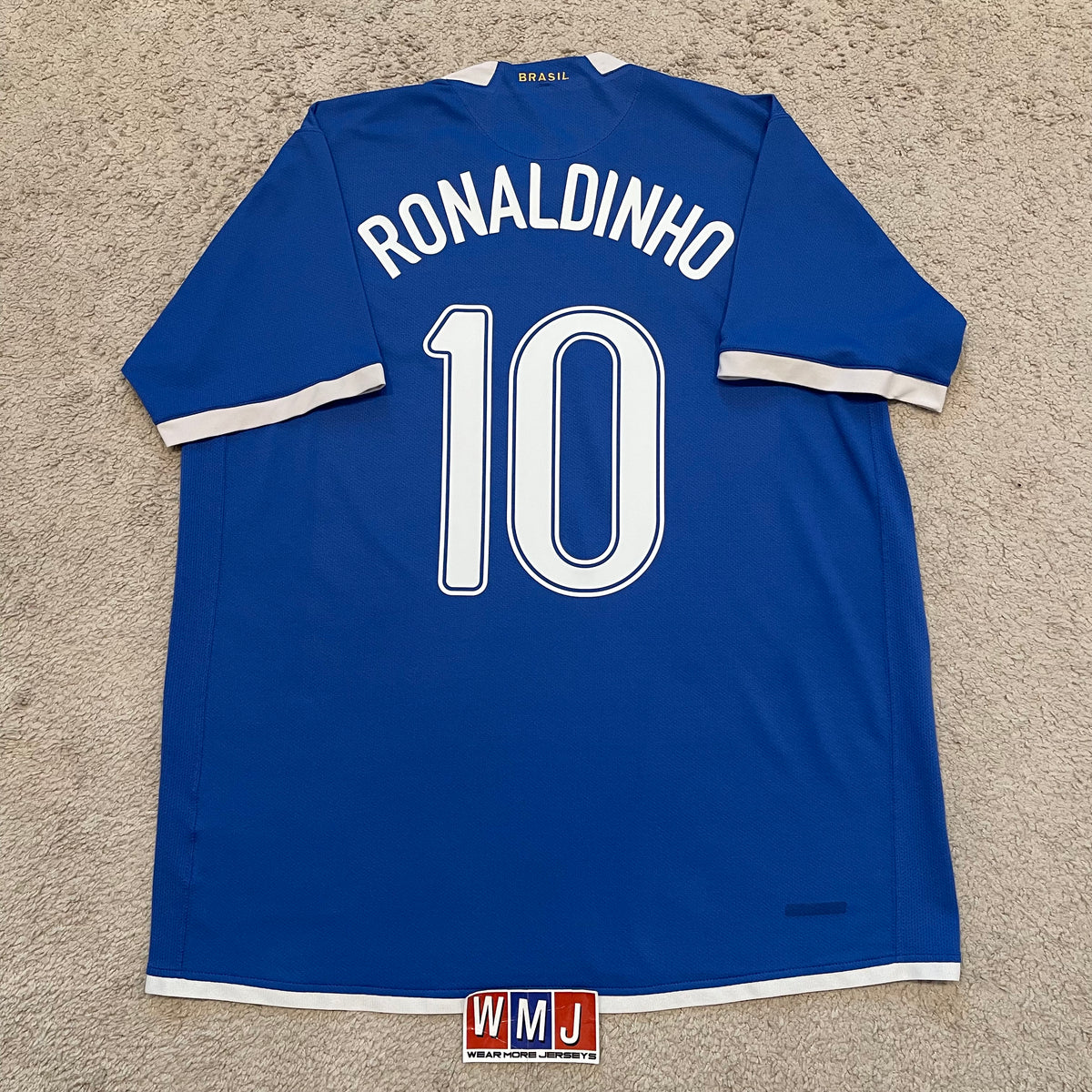 Brazil 2006 World Cup away x Ronaldinho #10 (XL)