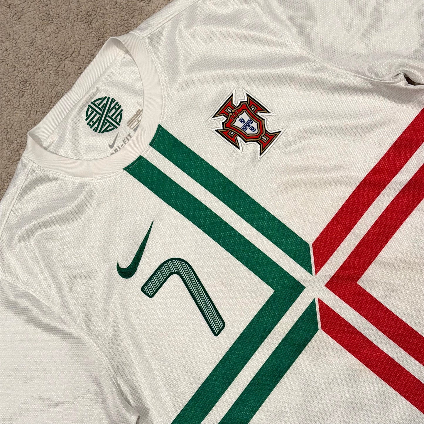 Portugal 2012 EURO away x Cristiano Ronaldo #7 (L)