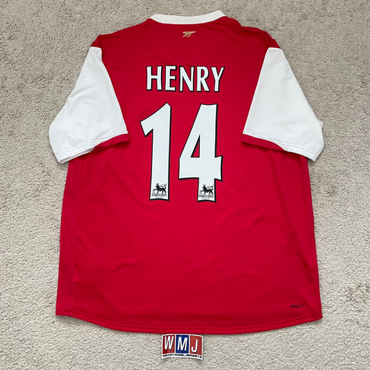Arsenal 2007/08 home x Thierry Henry #14 (XL)