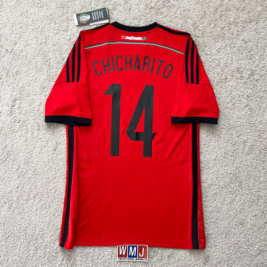 Mexico 2014 World Cup away x Chicharito Hernandez #14 (M) *BRAND NEW WITH TAGS