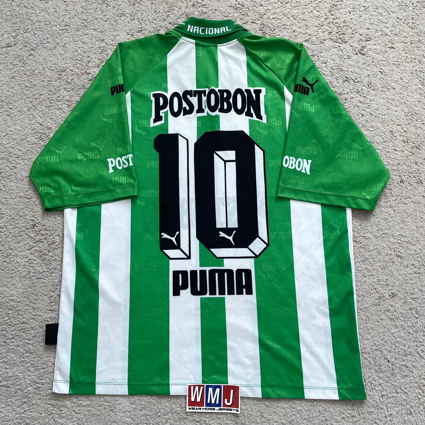 Atletico Nacional 2000/01 home x Jorge Agudelo #10 (M)