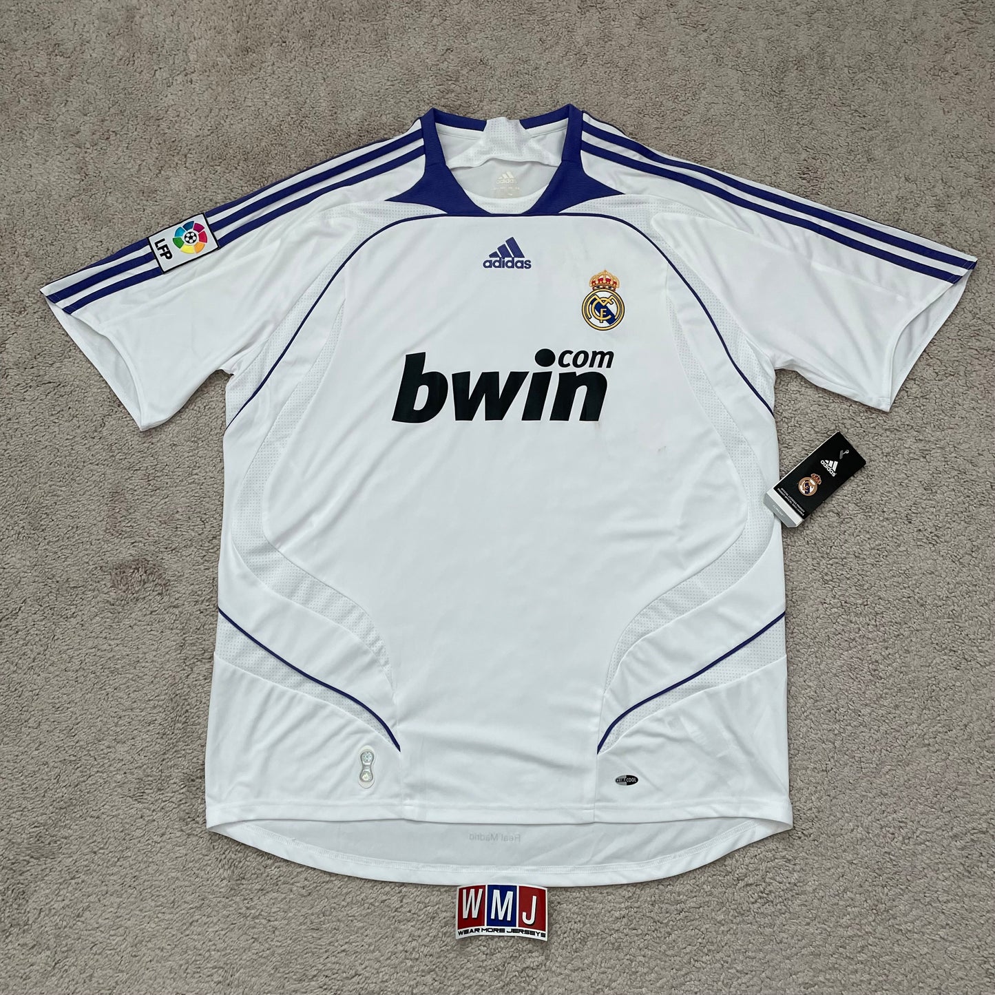 Real Madrid 2007/08 home x Fabio Cannavaro #5 (XL) *BRAND NEW WITH TAGS WITH SMALL STAINS