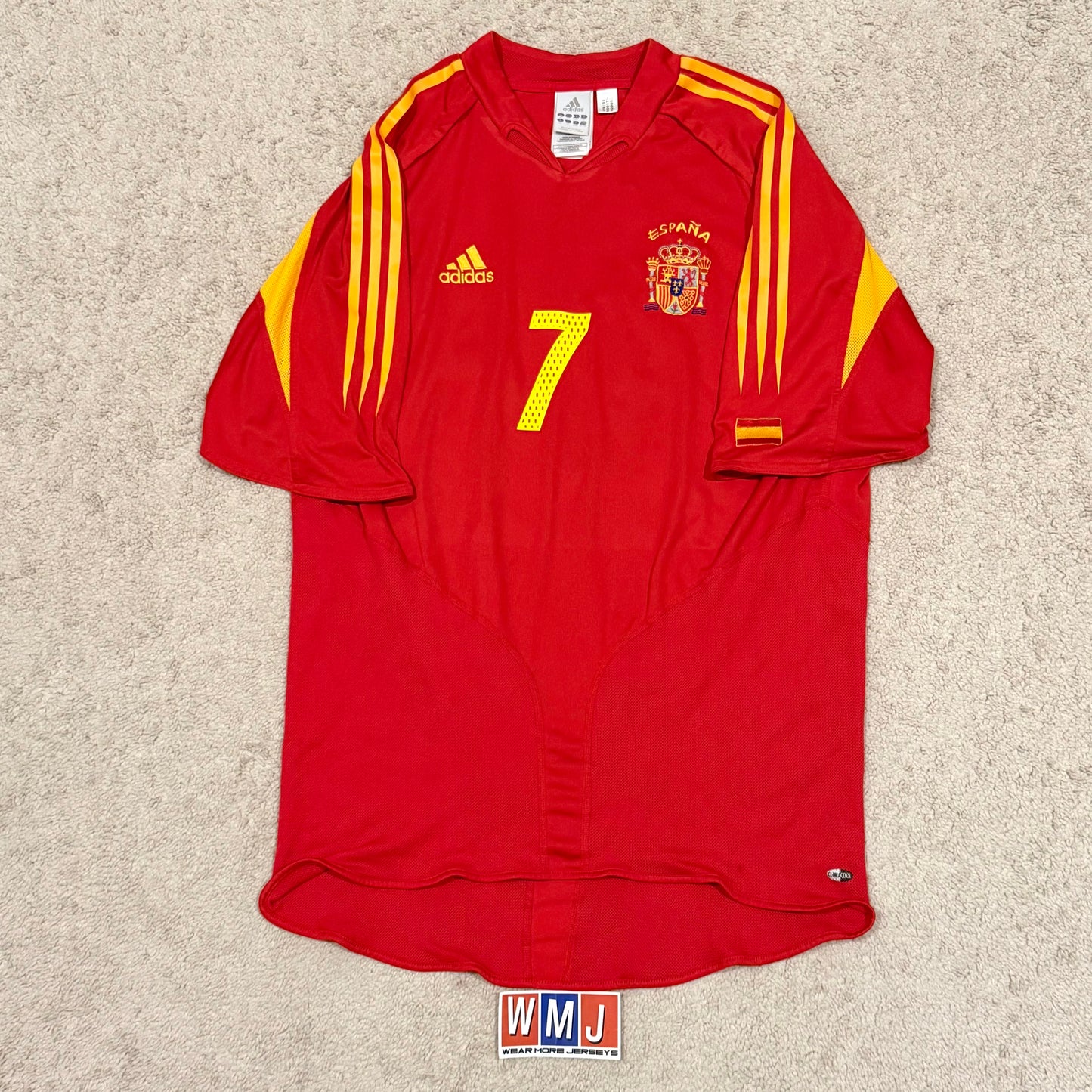 Spain 2004 EURO home x Raul Gonzalez Blanco #7 (XL)