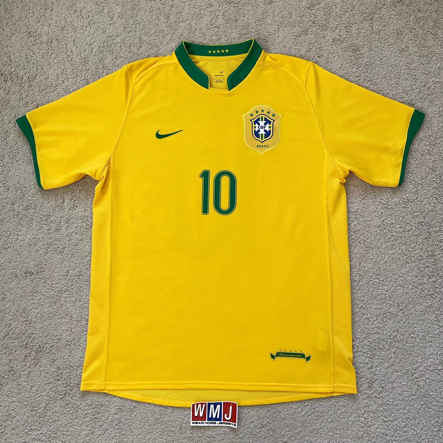 Brazil 2006 World Cup home x Ronaldinho #10 (L)