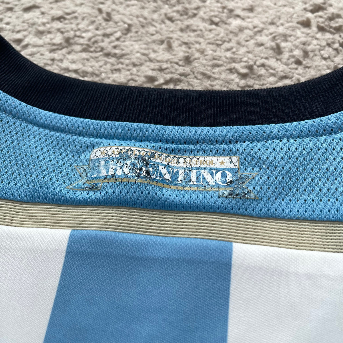Argentina 2014 World Cup home LONG SLEEVES x Messi #10 (XL)