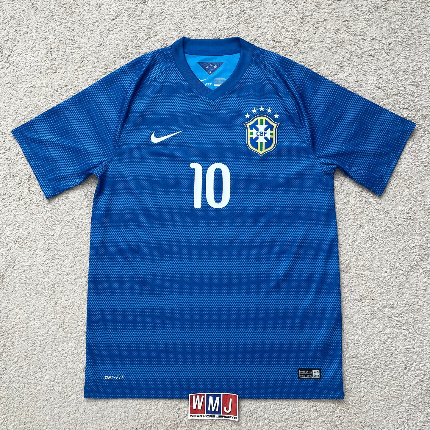 Brazil 2014 World Cup away x Neymar Jr #10 (M)