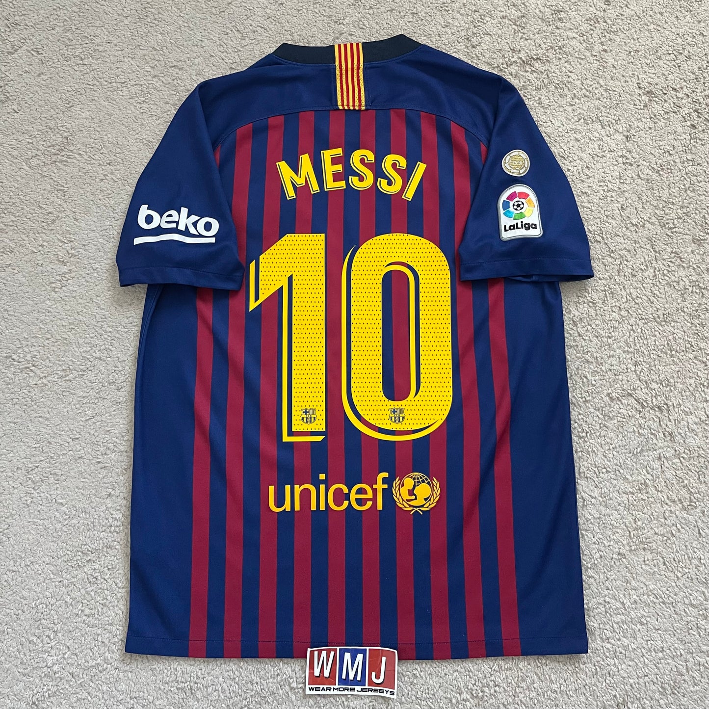 Barcelona 2018/19 home x Messi #10 (M)