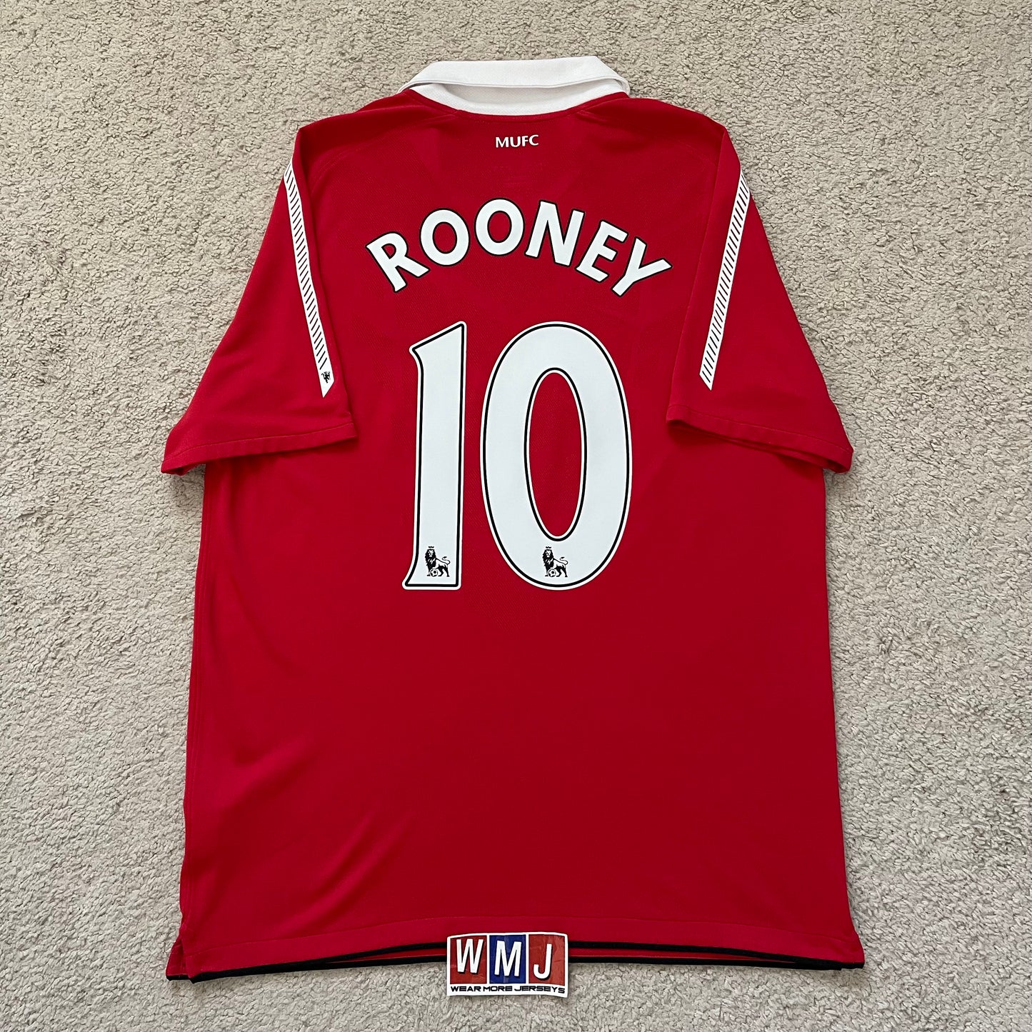 Manchester United 2010/11 home x Wayne Rooney #10 (L)