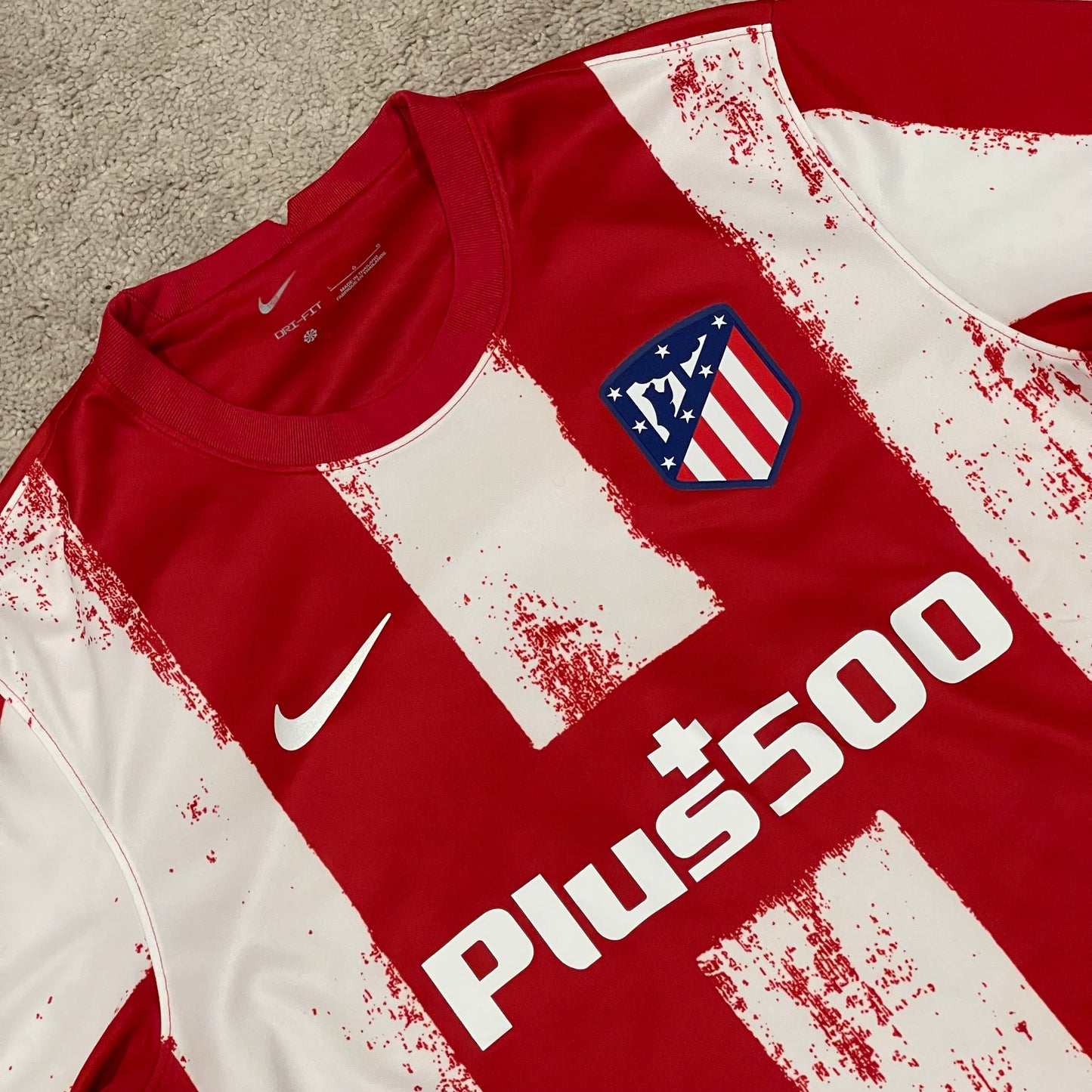 Atletico Madrid 2021/22 home x Antoine Griezmann #8 (L)