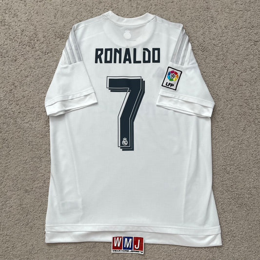 Real Madrid 2015/16 home x Cristiano Ronaldo #7 (L)
