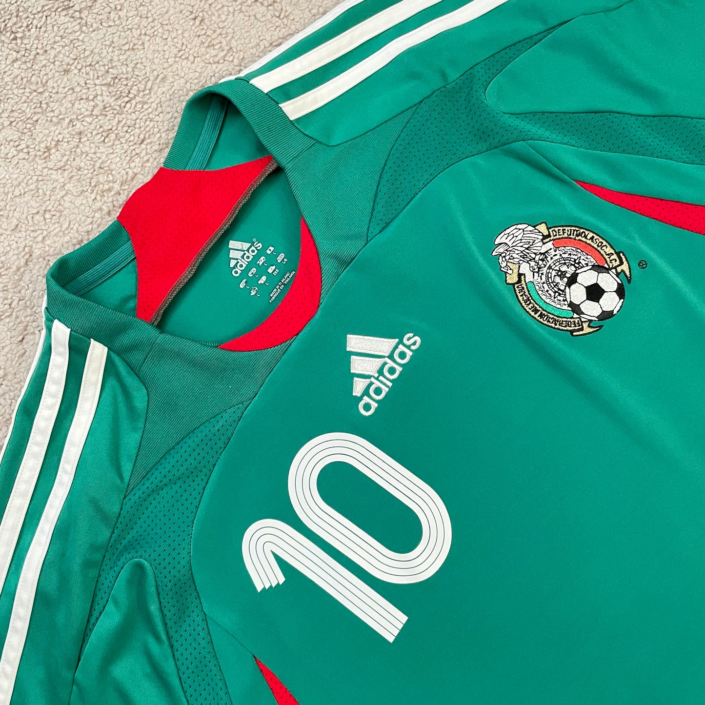 Mexico 2007/08 home x Cuauhtémoc Blanco #10 (L)