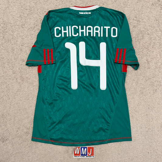 Mexico 2010 World Cup home x Chicharito Hernandez #14 (M)