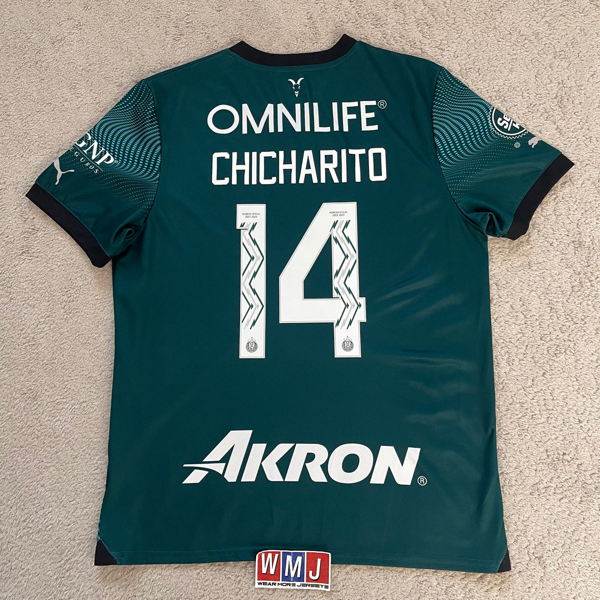 Chivas 2023/24 third x Chicharito Hernandez #14 (L)