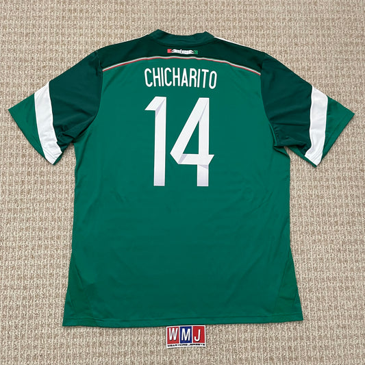 Mexico 2014 World Cup home x Chicharito #14 (XL)