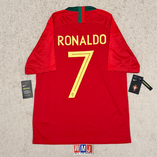 Portugal 2018 World Cup home x Cristiano Ronaldo #7 (M) *BRAND NEW WITH TAGS