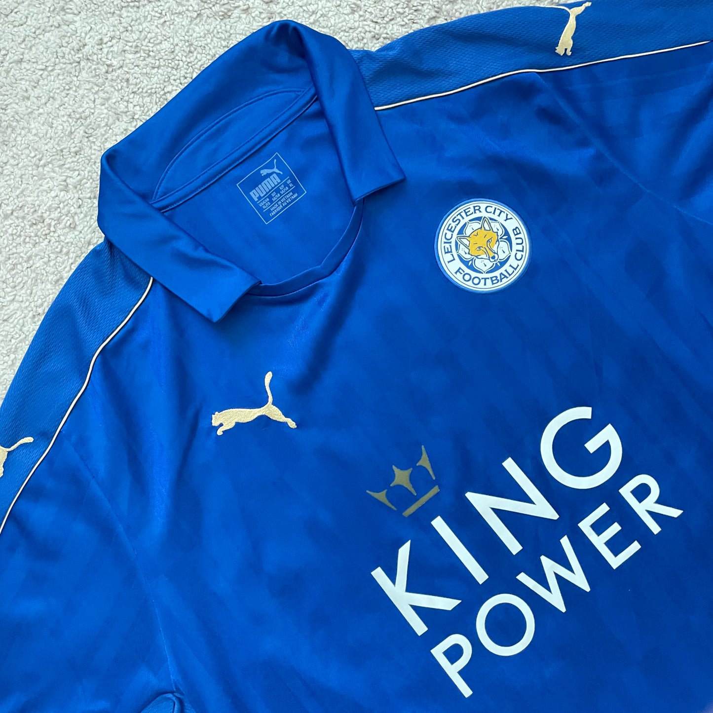 Leicester City 2016/17 home x Jamie Vardy #9 (XL)