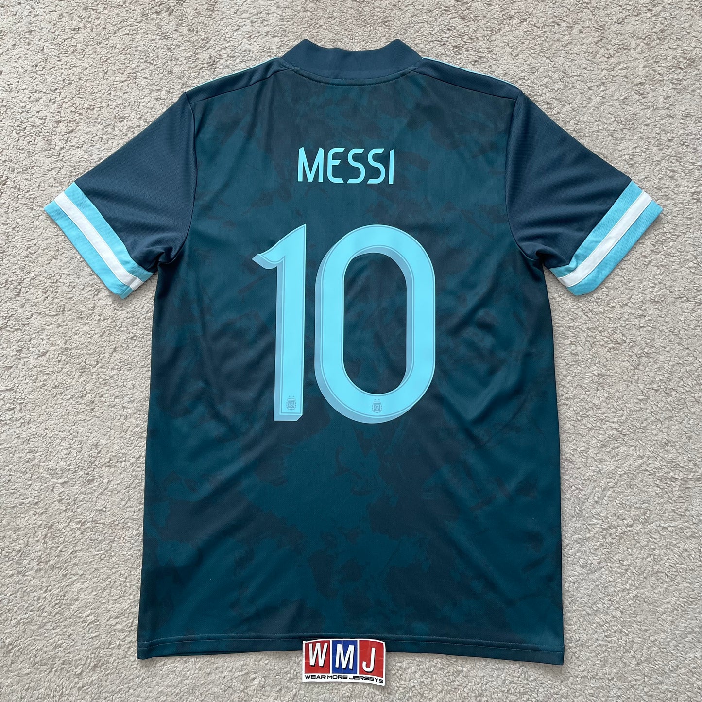 Argentina 2021 Copa America Champions away x Messi #10 (M)