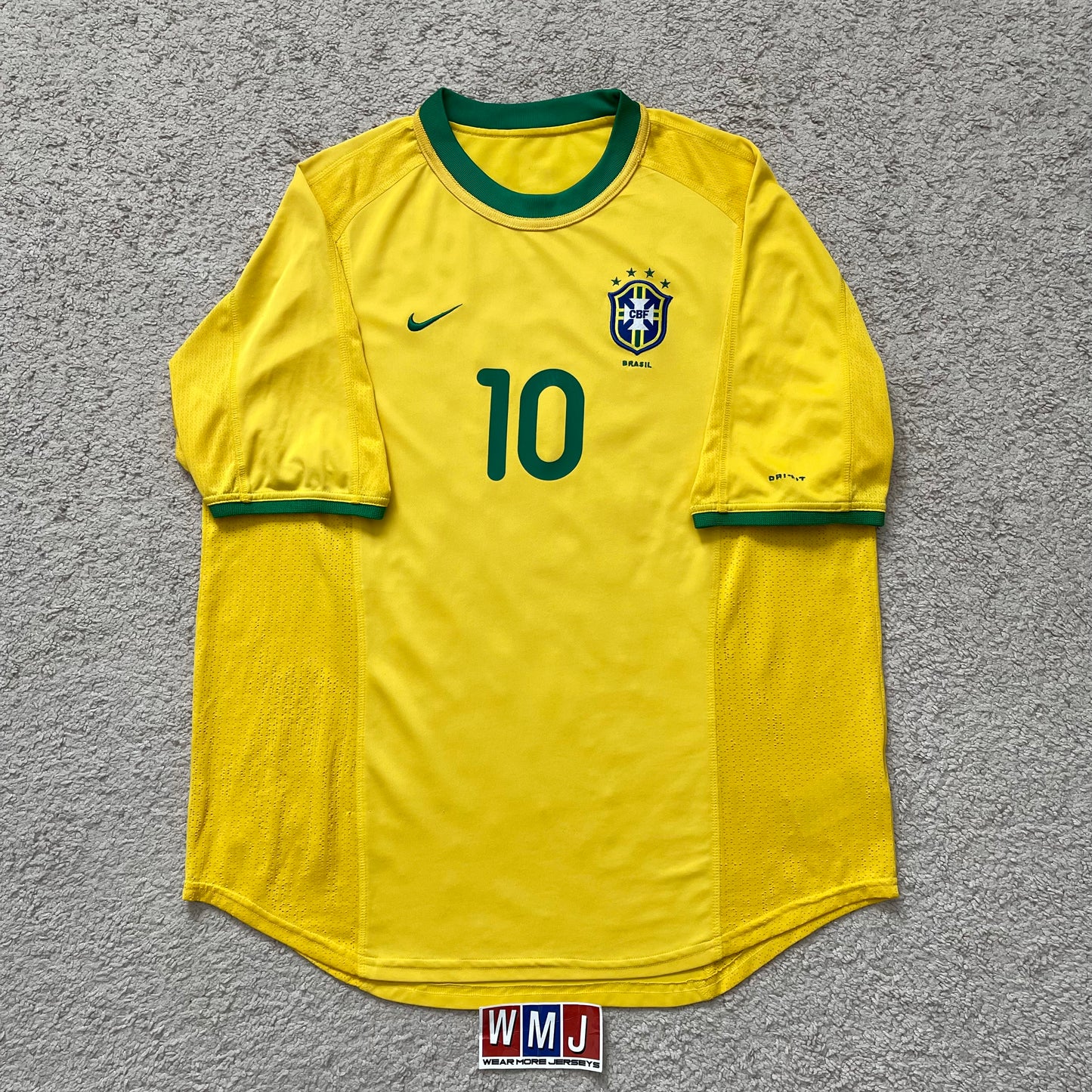 Brazil 2000/02 home x Rivaldo #10 (L)