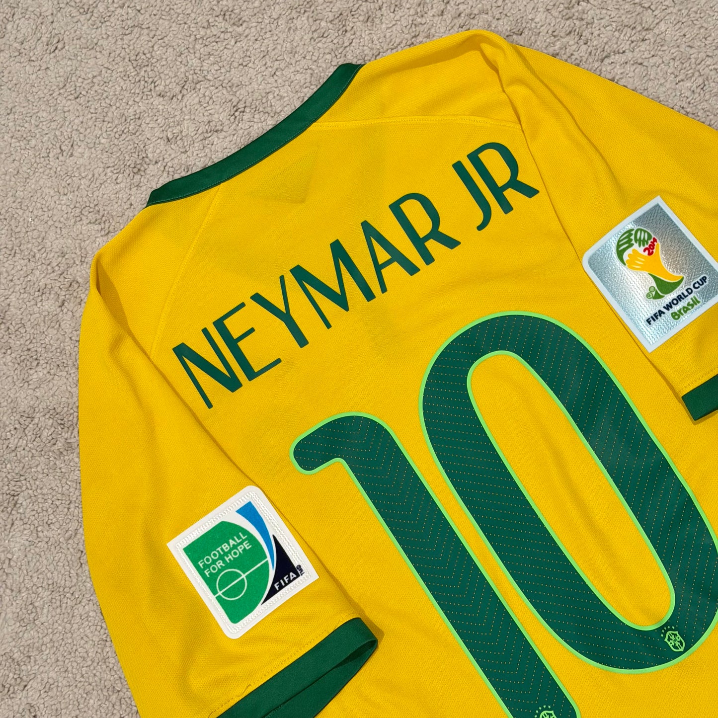 Brazil 2014 World Cup home x Neymar Jr #10 (M)