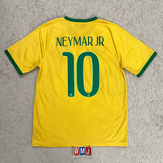 Brazil 2014 World Cup home x Neymar Jr #10 (M)