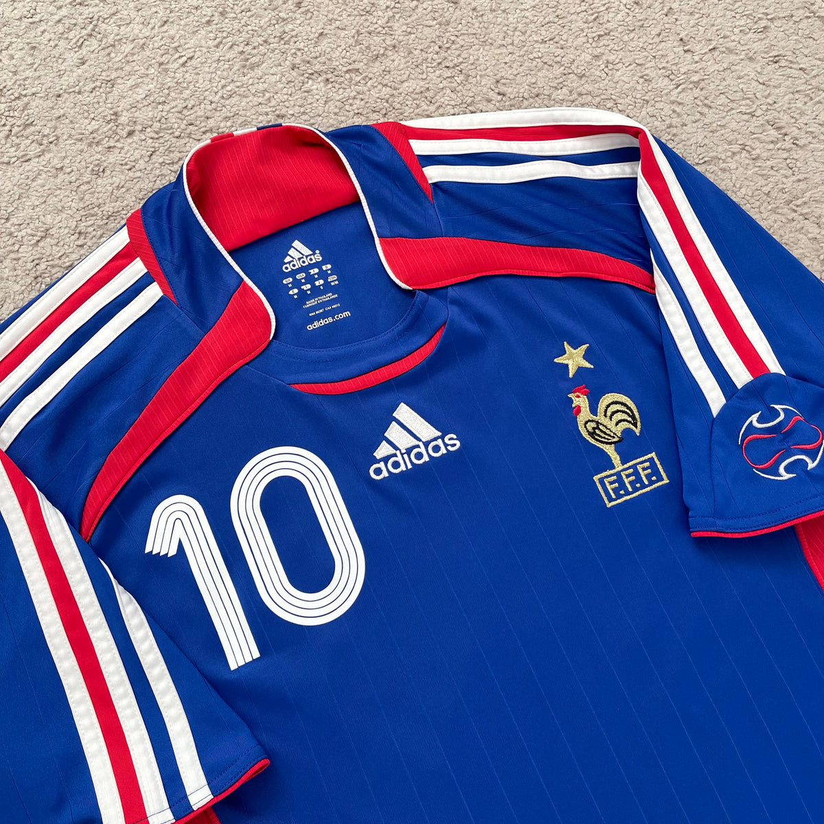 France 2006 World Cup home x Zinedine Zidane #10 (M)