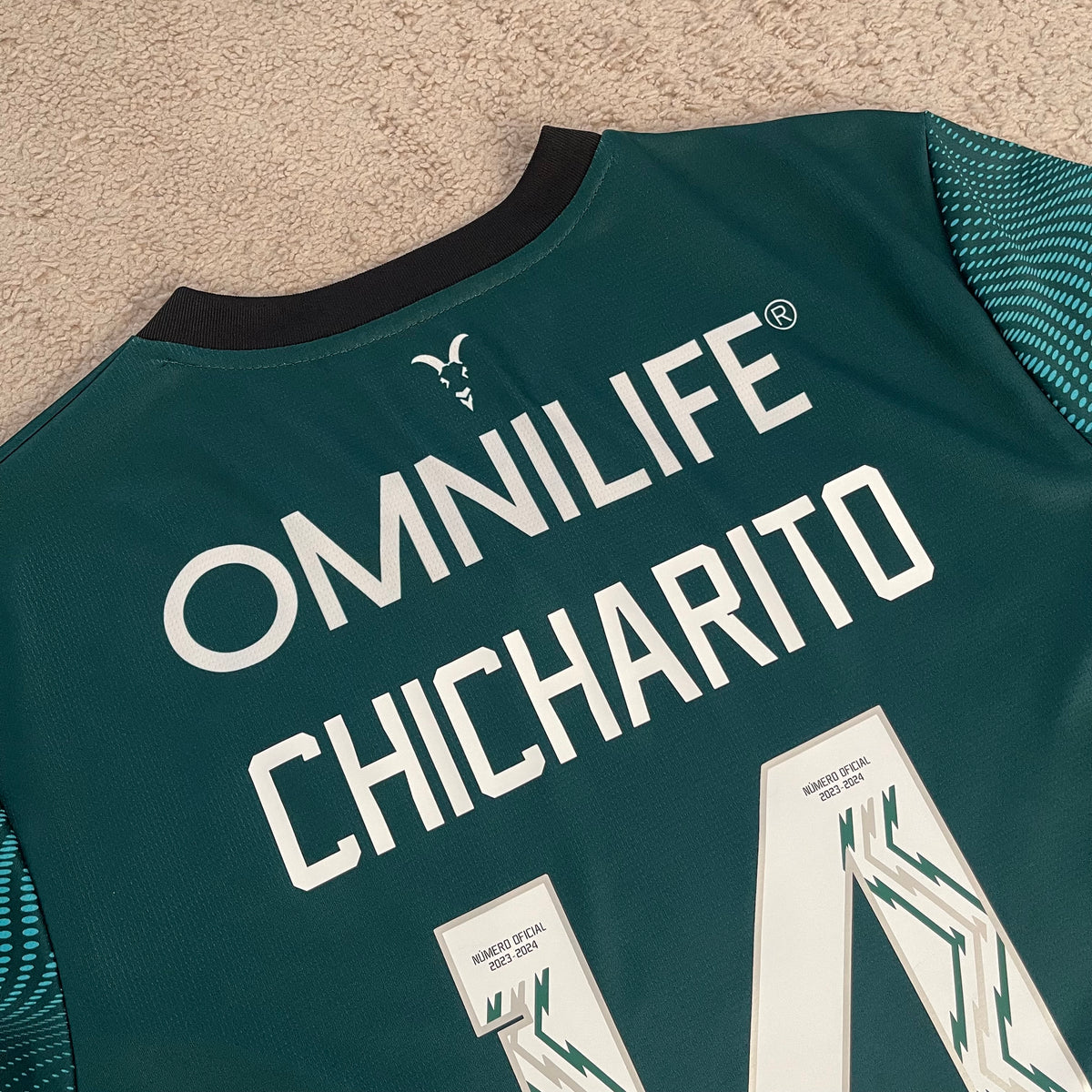 Chivas 2023/24 third x Chicharito Hernandez #14 (L)