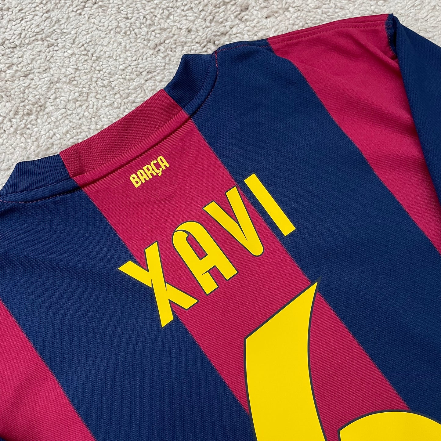 Barcelona 2014/15 home x Xavi FAREWELL EDITION #6 (L)