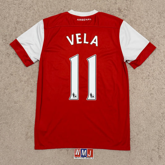 Arsenal 2010/11 home x Carlos Vela #11 (M)