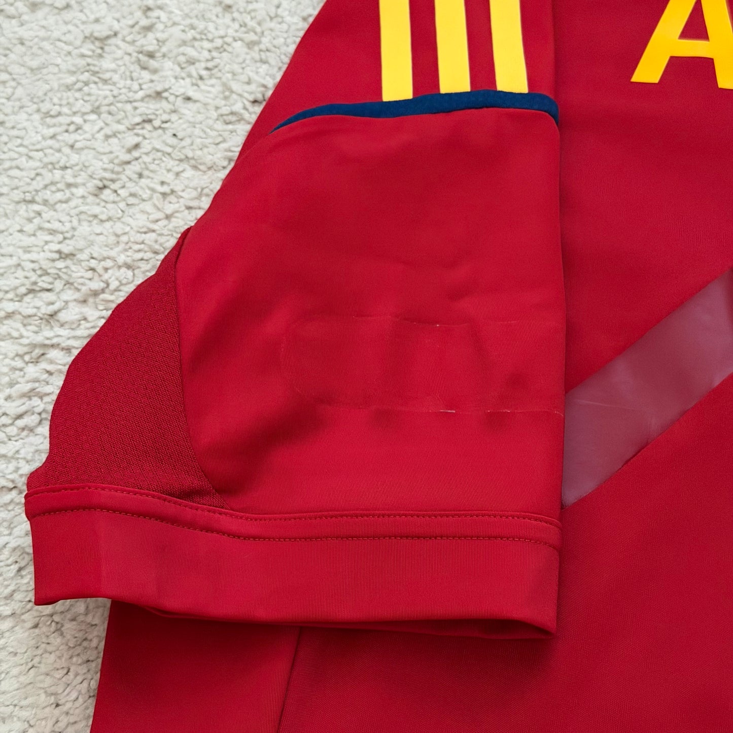 Spain 2012 EURO home PLAYER VERSION x Andres Iniesta #6 (XL)