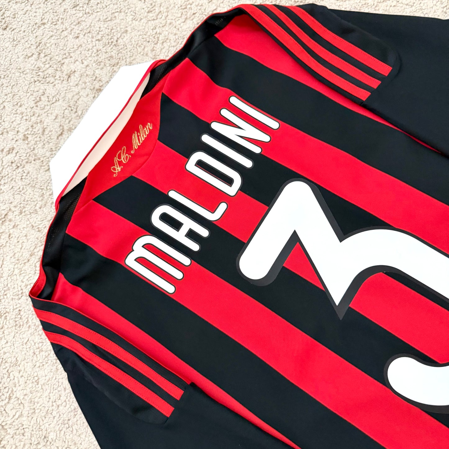 AC Milan 2009/10 home x Paolo Maldini #3 (L)