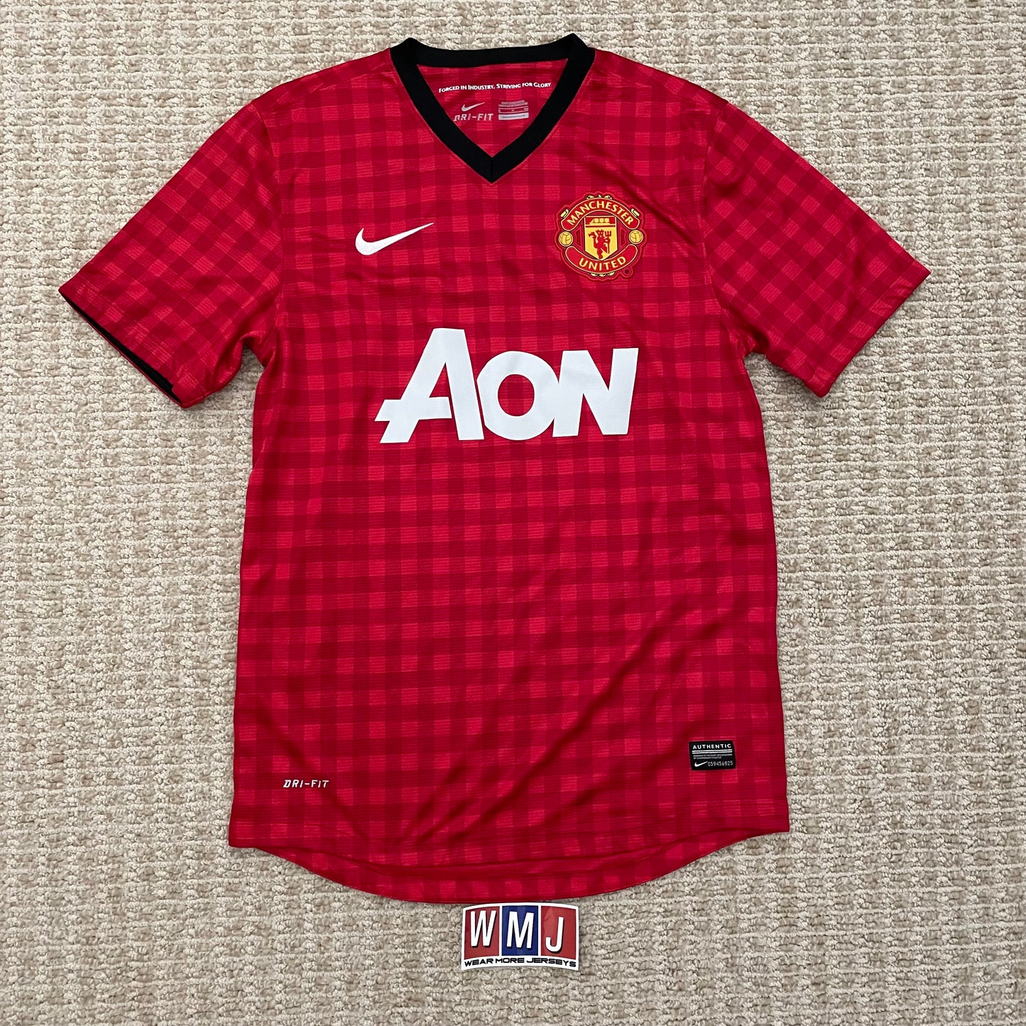 Manchester United 2012/13 home x Chicharito Hernandez #14 (S)