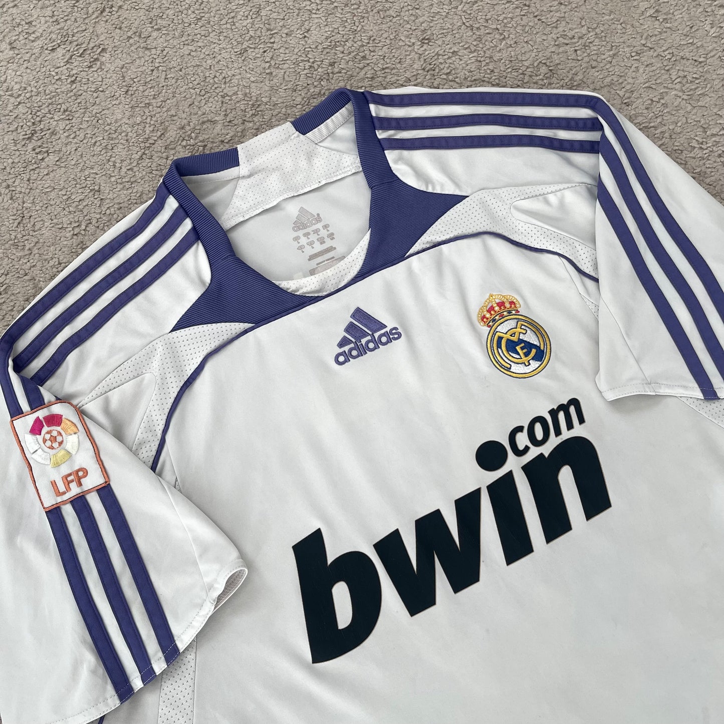 Real Madrid 2007/08 home x Fabio Cannavaro #5 (L)