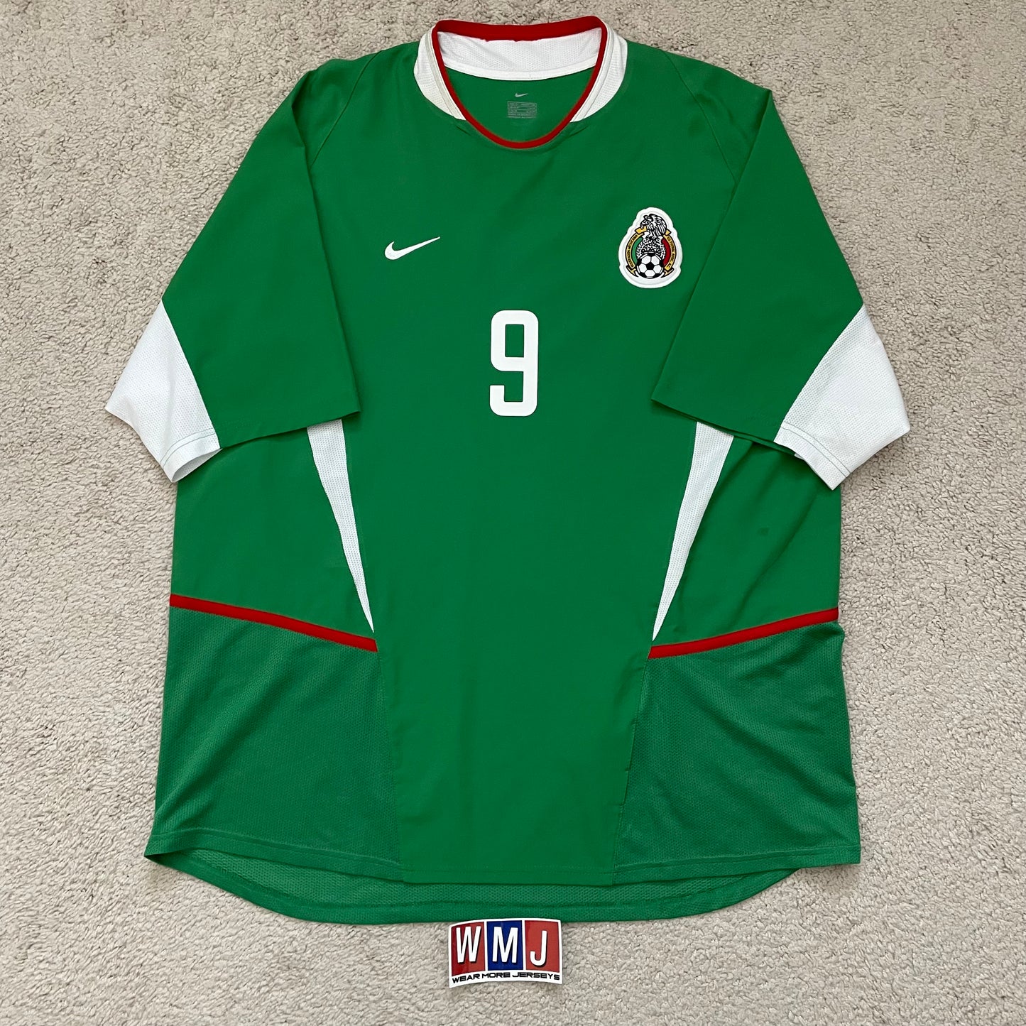 Mexico 2003 home x Jared Borgetti #9 (XL)