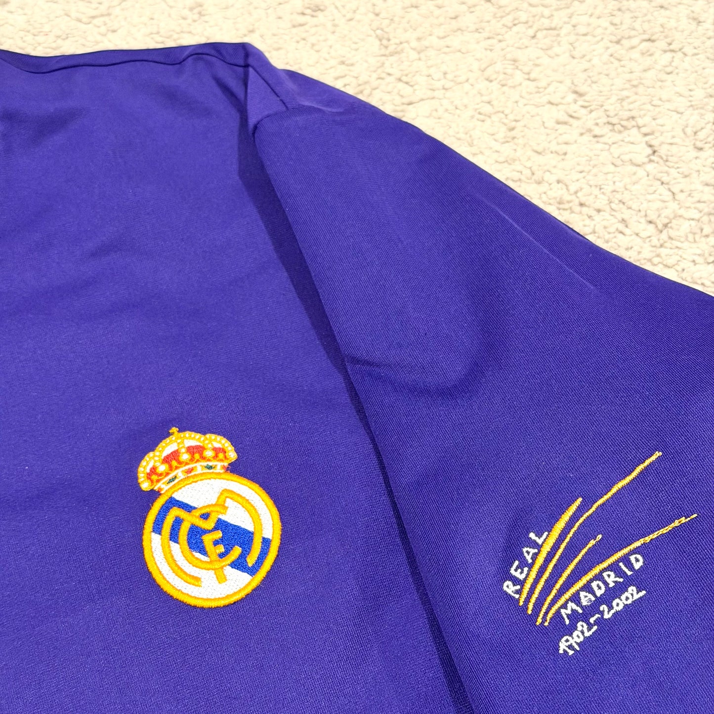 Real Madrid 2002/03 third 100th Anniversary REVERSIBLE x Zinedine Zidane #5 (XL)