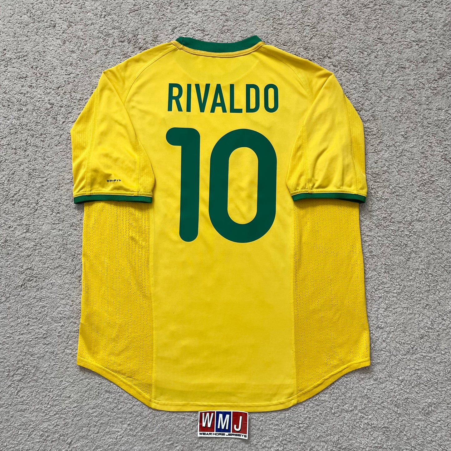 Brazil 2000/02 home x Rivaldo #10 (L)