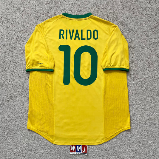 Brazil 2000/02 home x Rivaldo #10 (L)