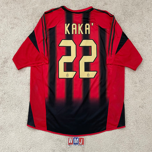 AC Milan 2004/05 home x Ricardo Kaká #22 (L)