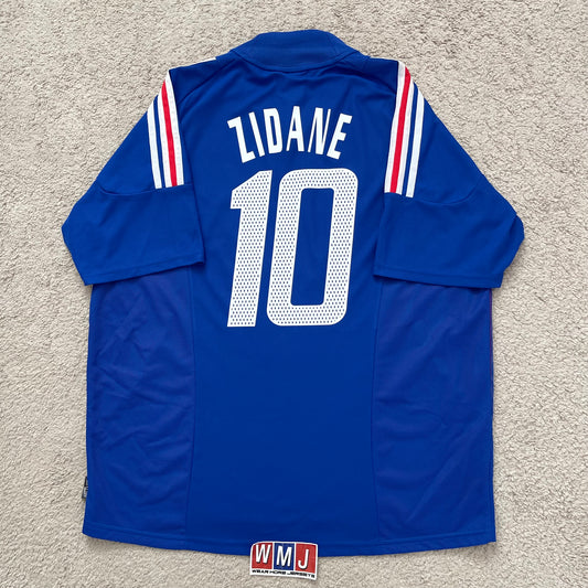 France 2002 World Cup home x Zinedine Zidane #10 (XL)