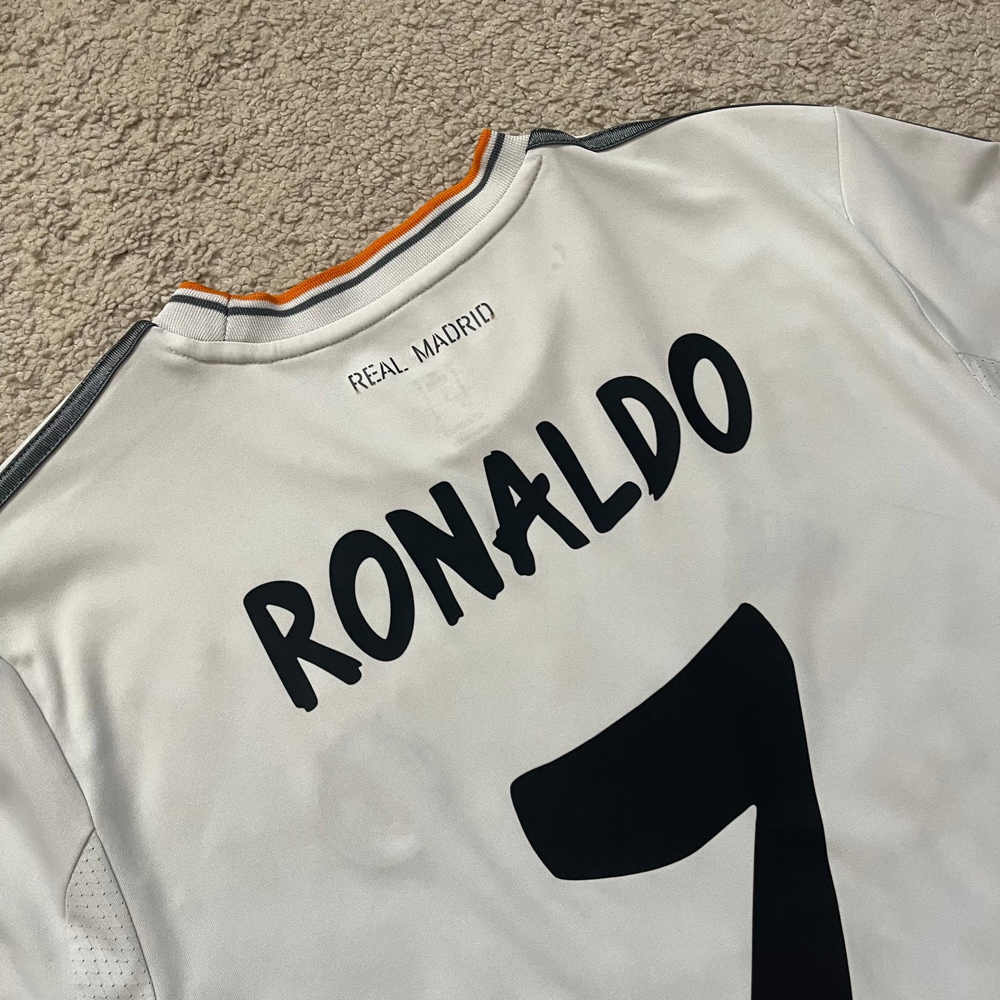 Real Madrid 2013/14 LA DECIMA home LONG SLEEVES x Cristiano Ronaldo #7 (S)