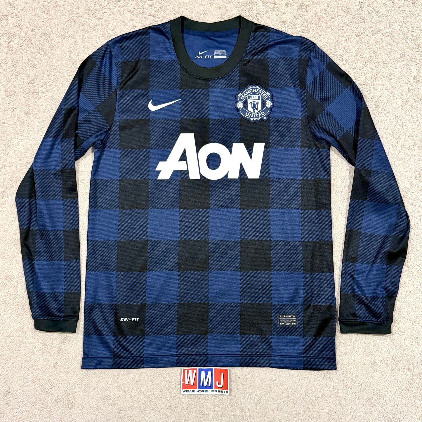 Manchester United 2013/14 away LONG SLEEVES x Chicharito Hernandez #14 (M)