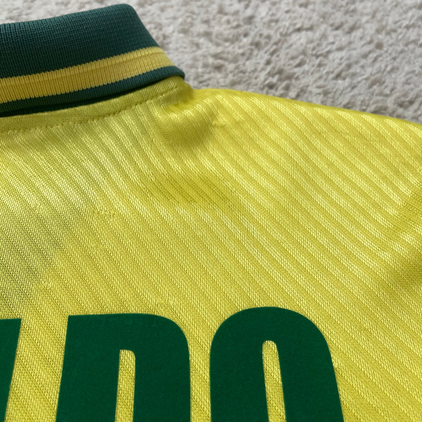 Brazil 1994 World Cup home x Ronaldo Nazario #20 (L)