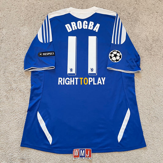 Chelsea 2011/12 home CHAMPIONS LEAGUE WINNERS x Didier Drogba #11 (XXL)