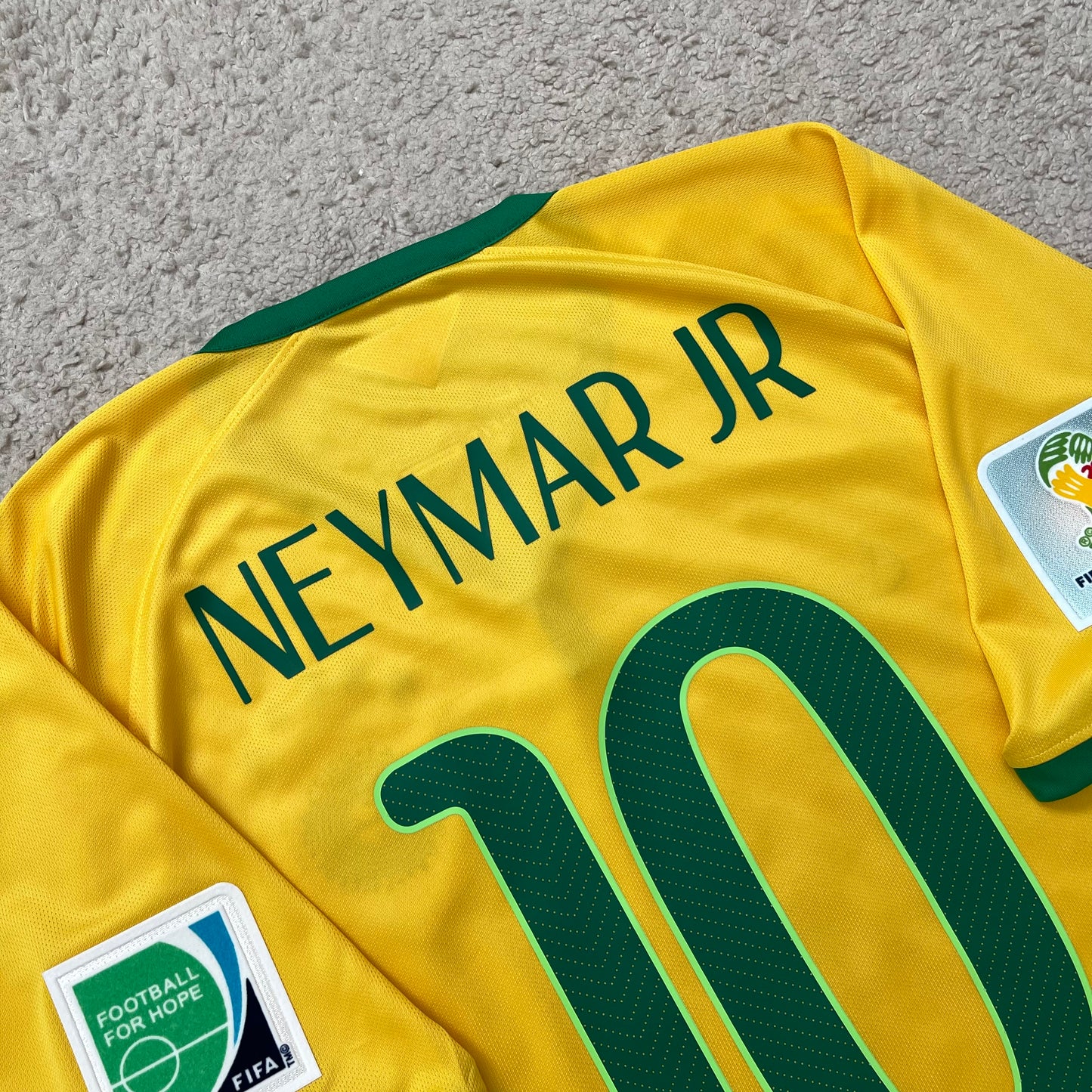 Brazil 2014 World Cup home x Neymar Jr #10 (L)