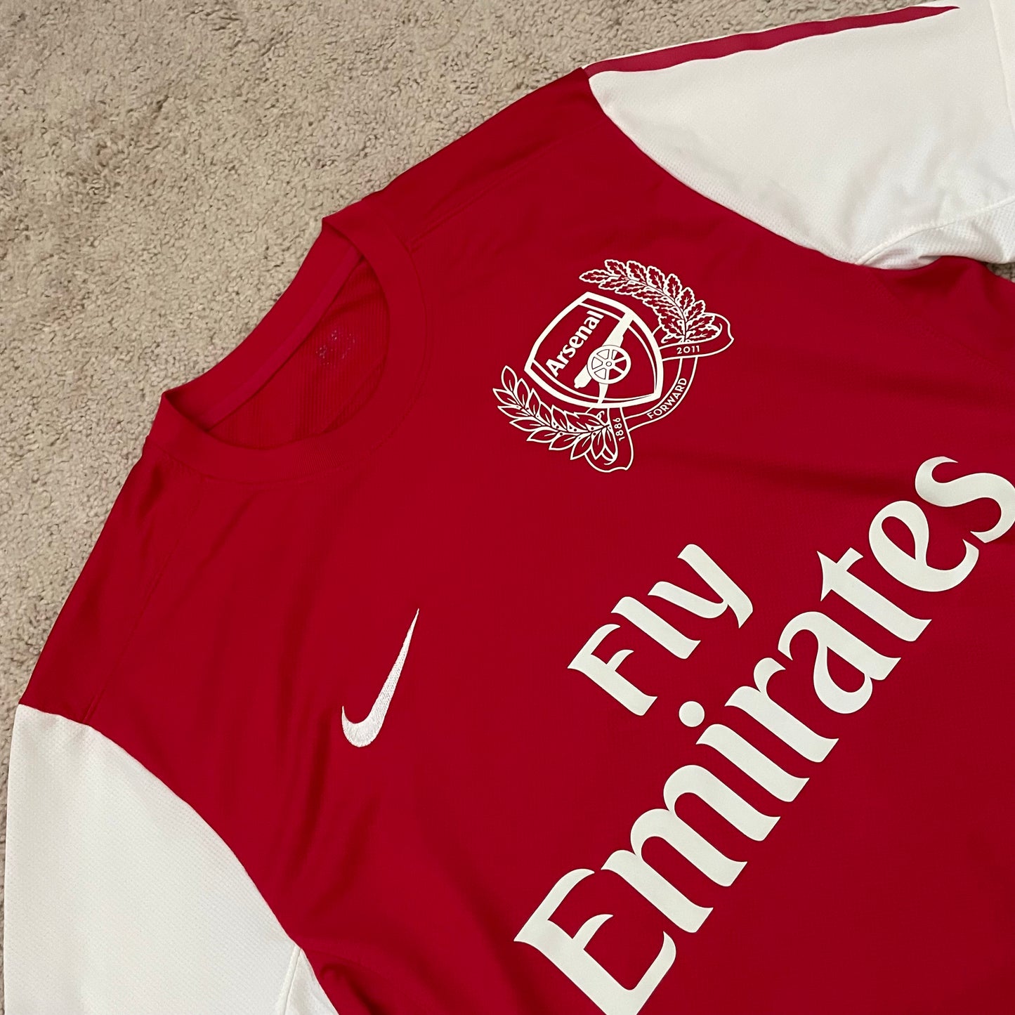 Arsenal 2011/12 home 125th Anniversary x Carlos Vela #11 (M)