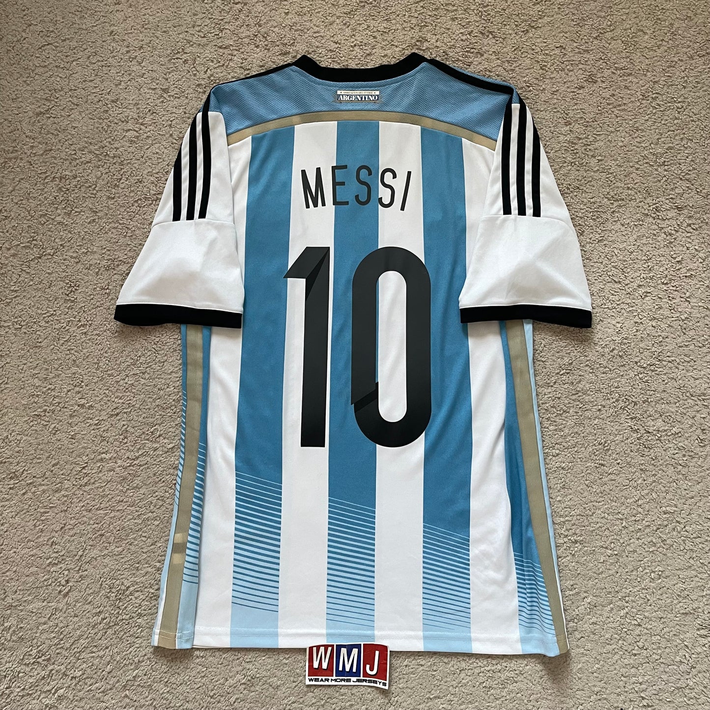 Argentina 2014 World Cup home x Messi #10 (M)