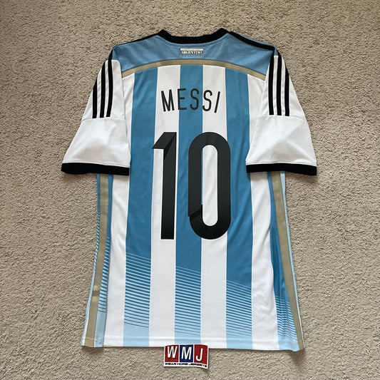 Argentina 2014 World Cup home x Messi #10 (M)