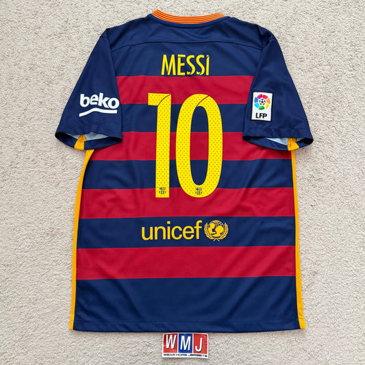 Barcelona 2015/16 home x Messi #10 (M)