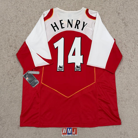 Arsenal 2004/05 home x Thierry Henry #14 (XXL) *BRAND NEW WITH TAGS